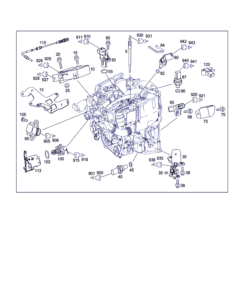 Mercedes-Benz A 006 153 49 28 - Sensor, Abgasdruck parts5.com