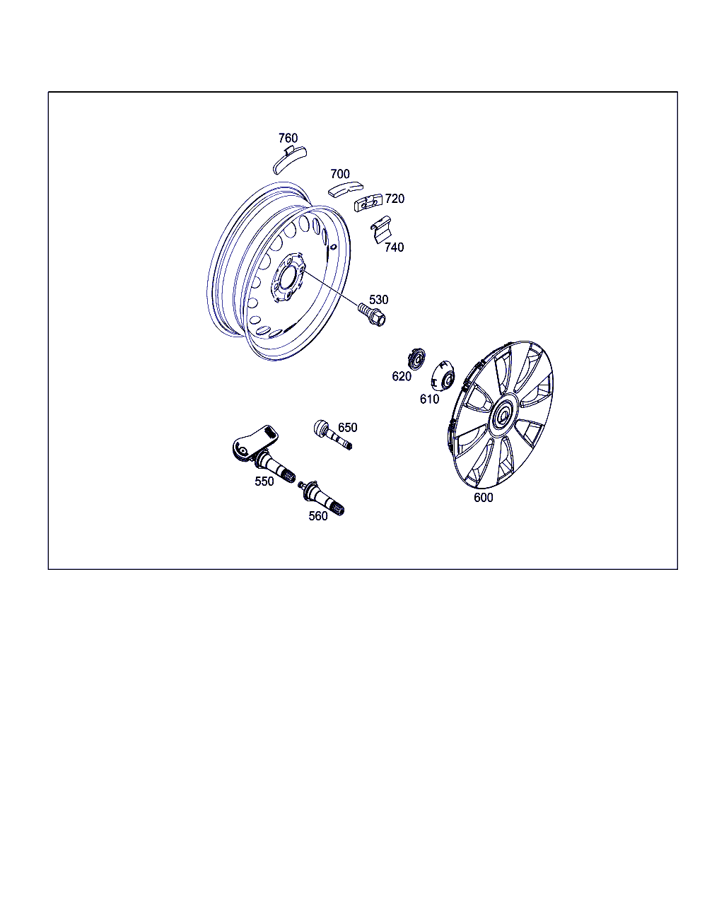 Mercedes-Benz A 453 905 17 01 - Snímač pre kontrolu tlaku v pneumatike parts5.com