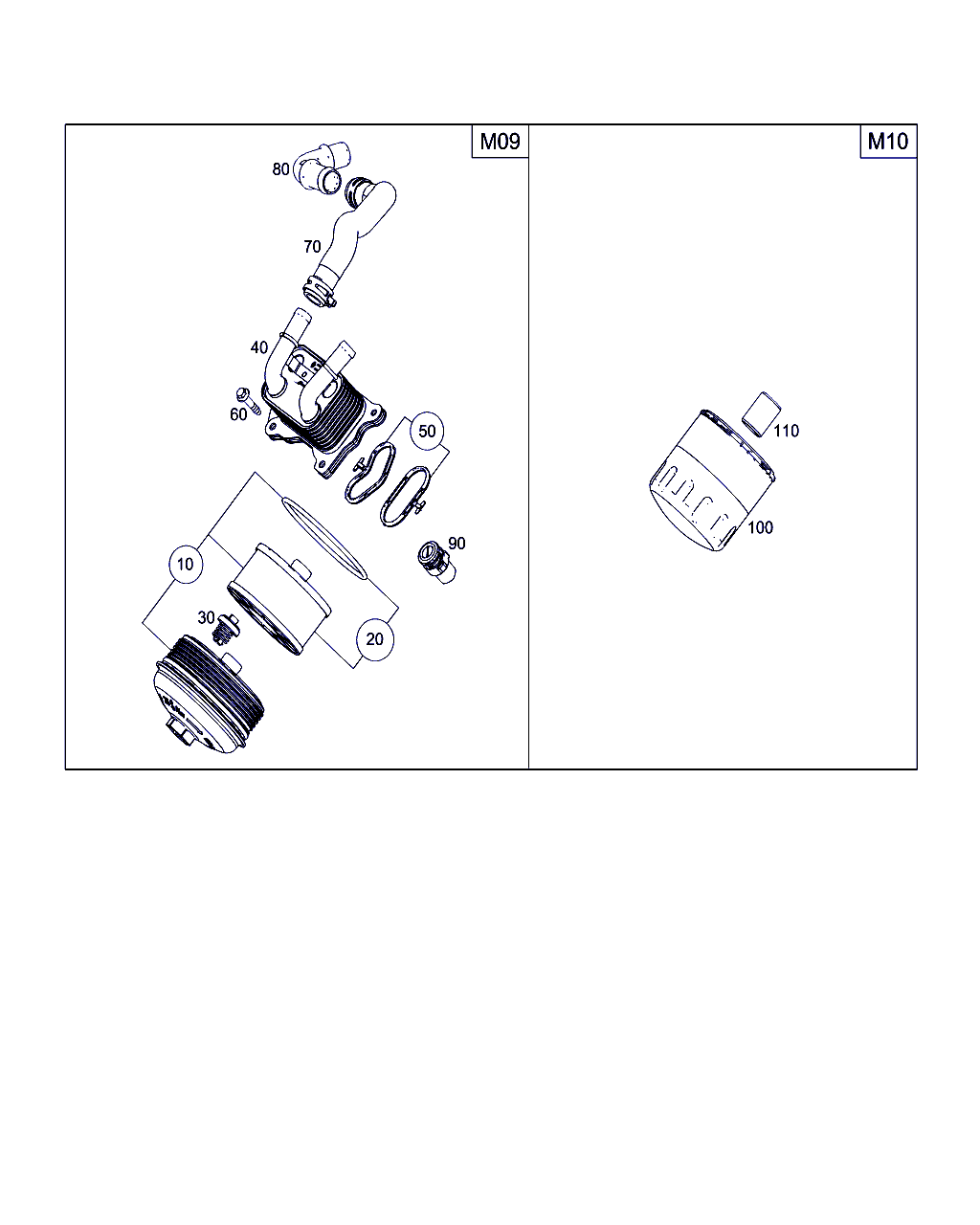 Mercedes-Benz A 281 180 03 10 - Öljynsuodatin parts5.com