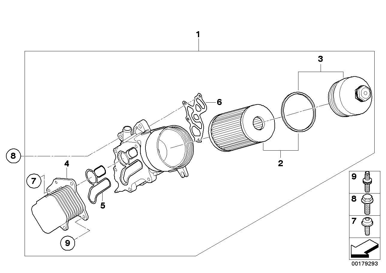 Mini 11427805976 - Oil Cooler, engine oil parts5.com