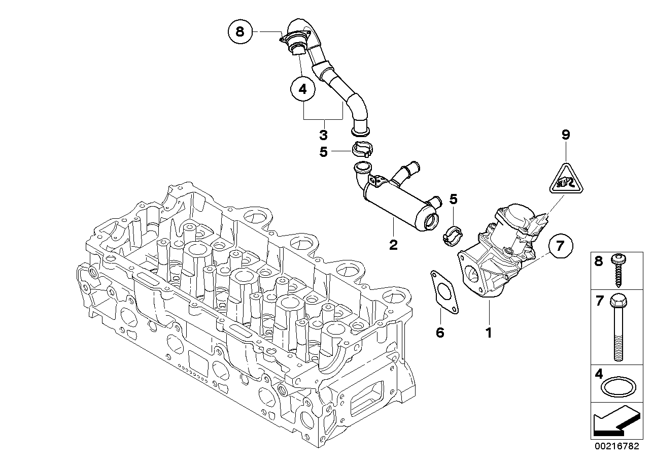 BMW 11 71 7 804 951 - Tihendikomplekt, EGR- süsteem parts5.com