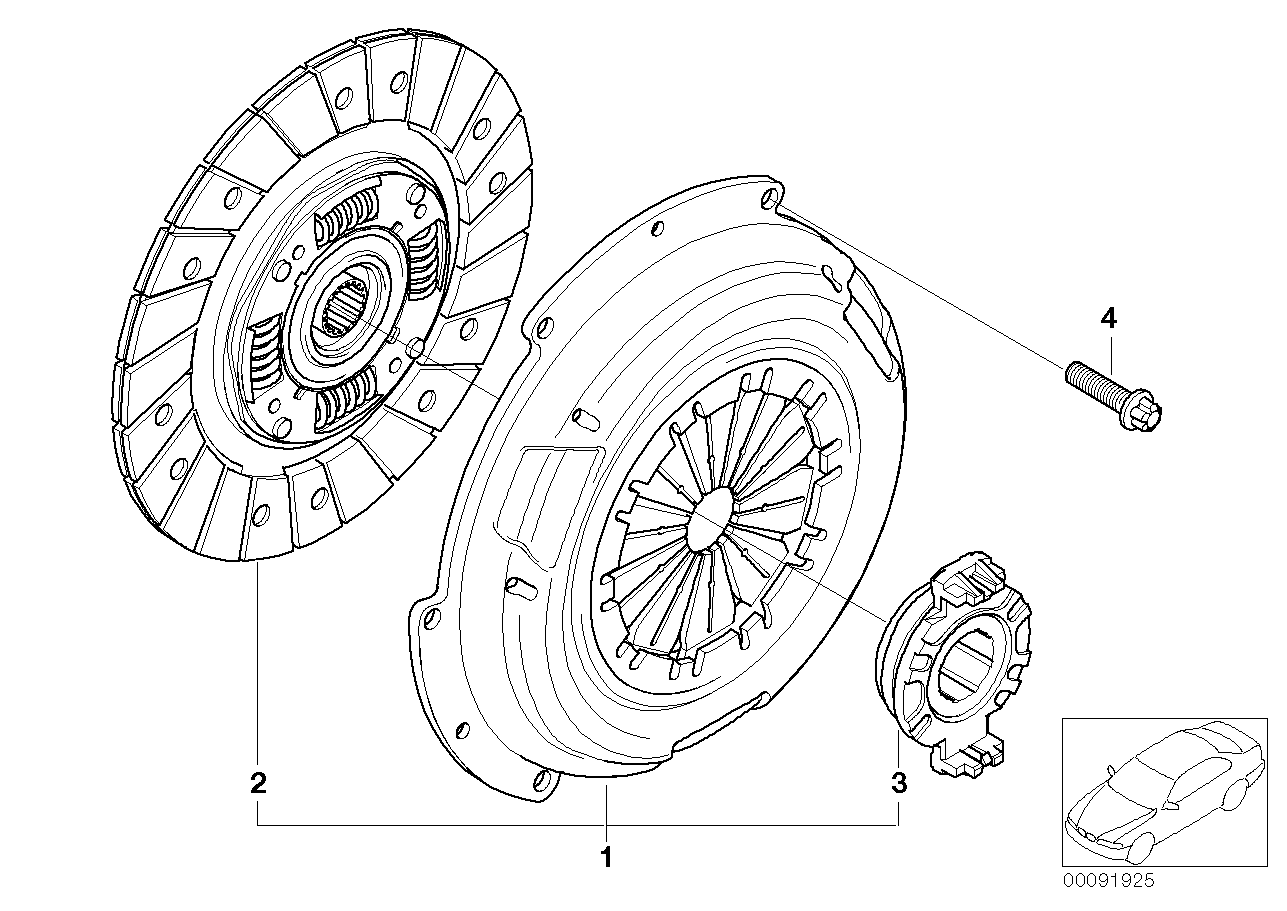 Mini 21 51 1 044 092 - Vysouvací ložisko parts5.com