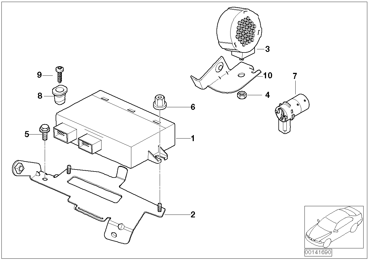 BMW 66 20 6 989 105 - Sensor, ajutor parcare parts5.com