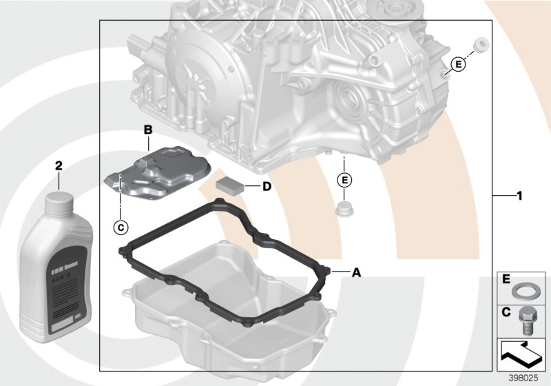 BMW 83 22 7 542 290 - Масло автоматической коробки передач parts5.com