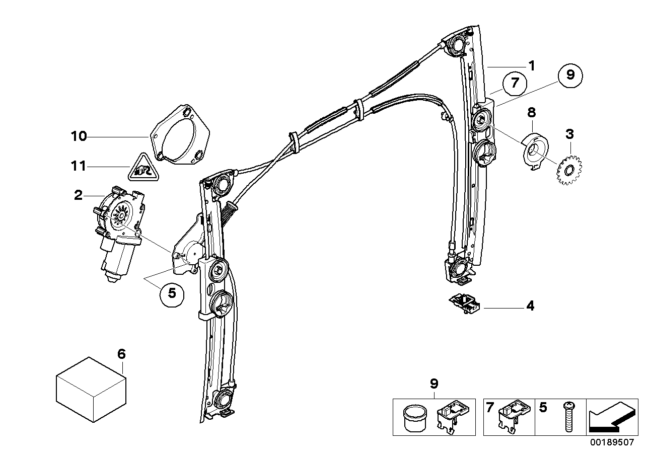 Mini 51 33 7 039 451 - Elevalunas parts5.com