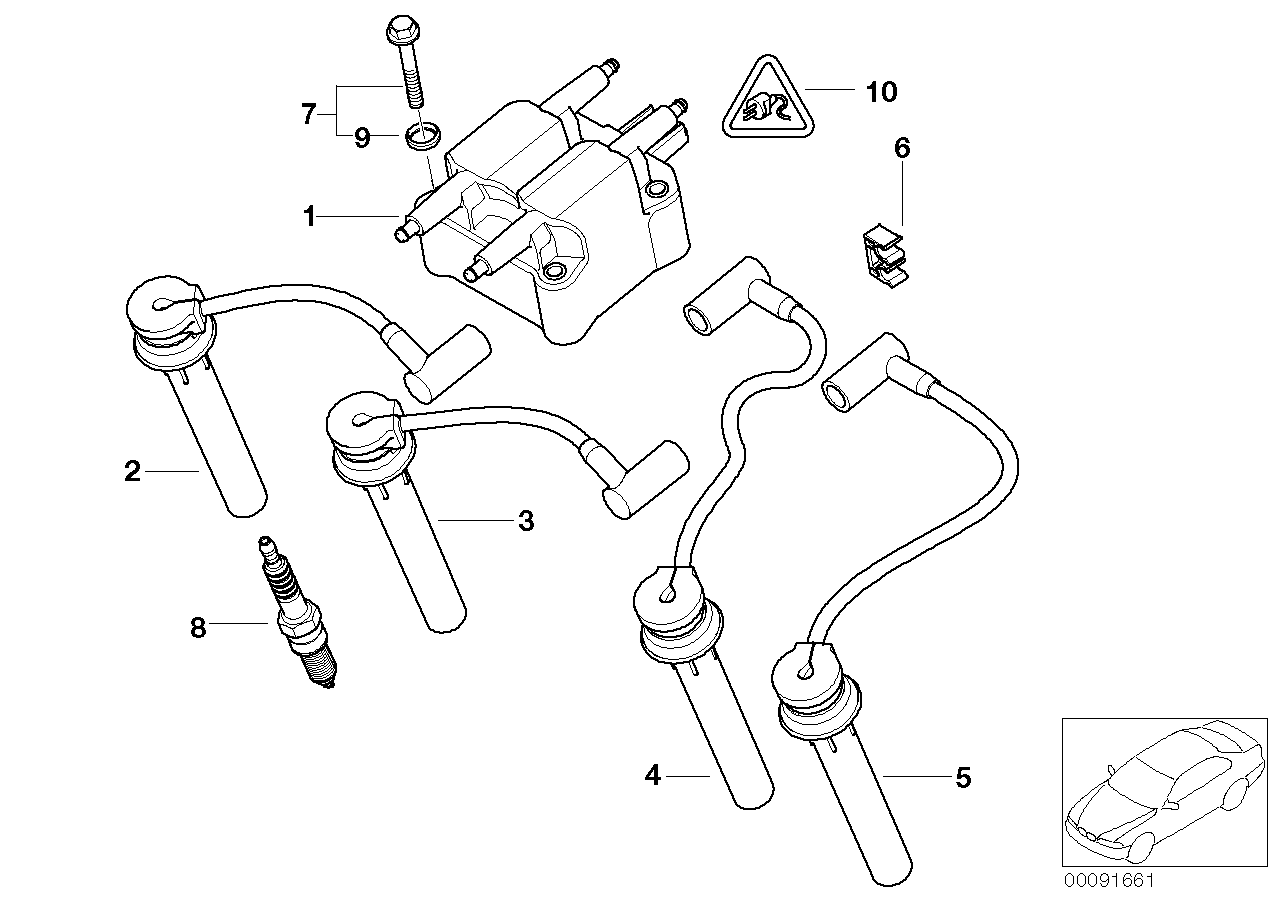 BMW 12 12 0 030 548 - Zapaľovacia sviečka parts5.com