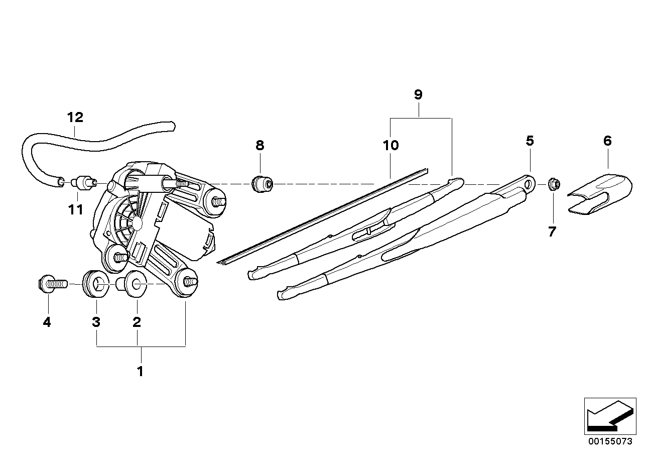 Mini 61 62 7 129 280 - Metlica brisača parts5.com