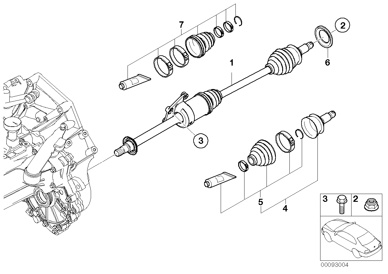 TOYOTA 31607518258 - Bellow, drive shaft parts5.com