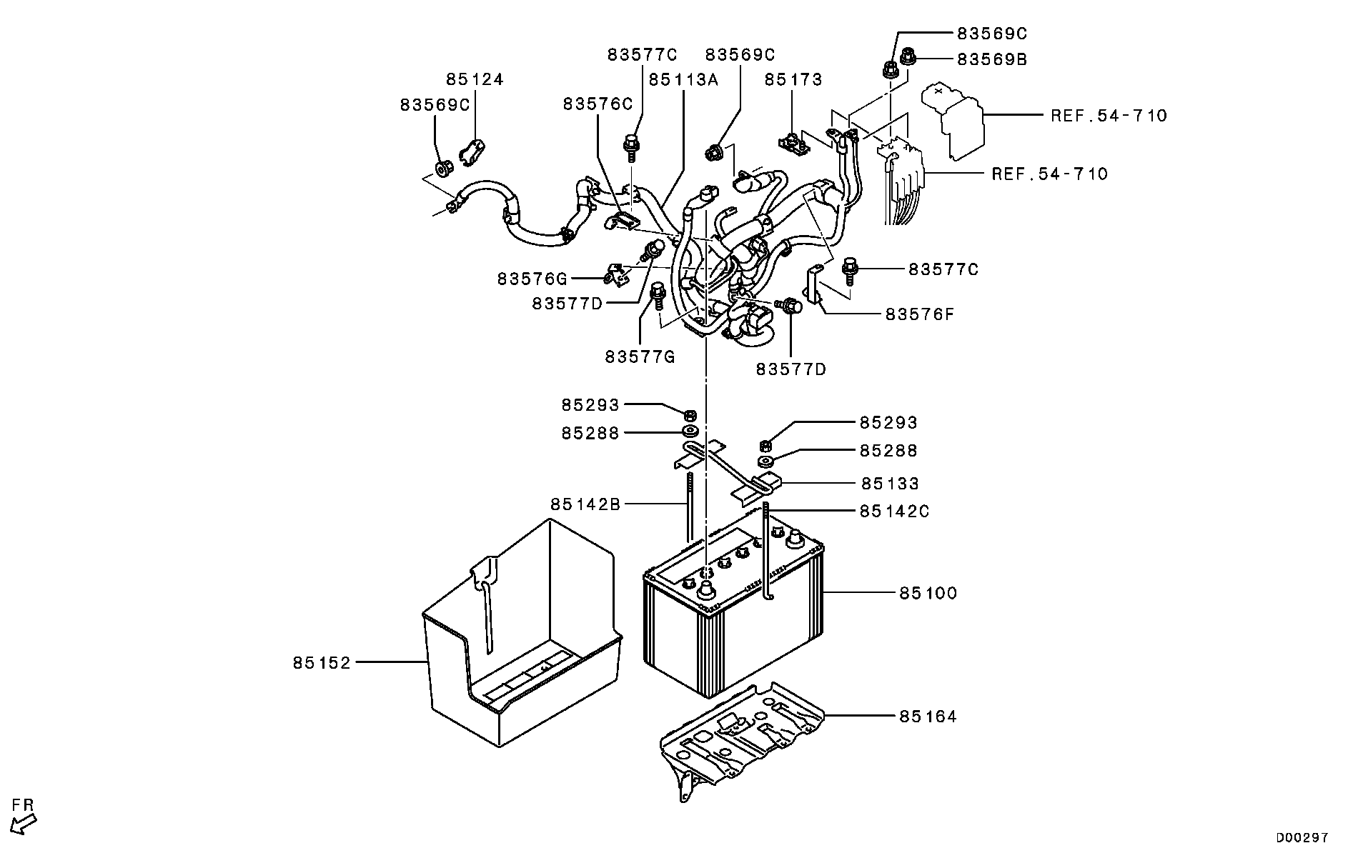 Mitsubishi 8201A279 - Starter Battery parts5.com