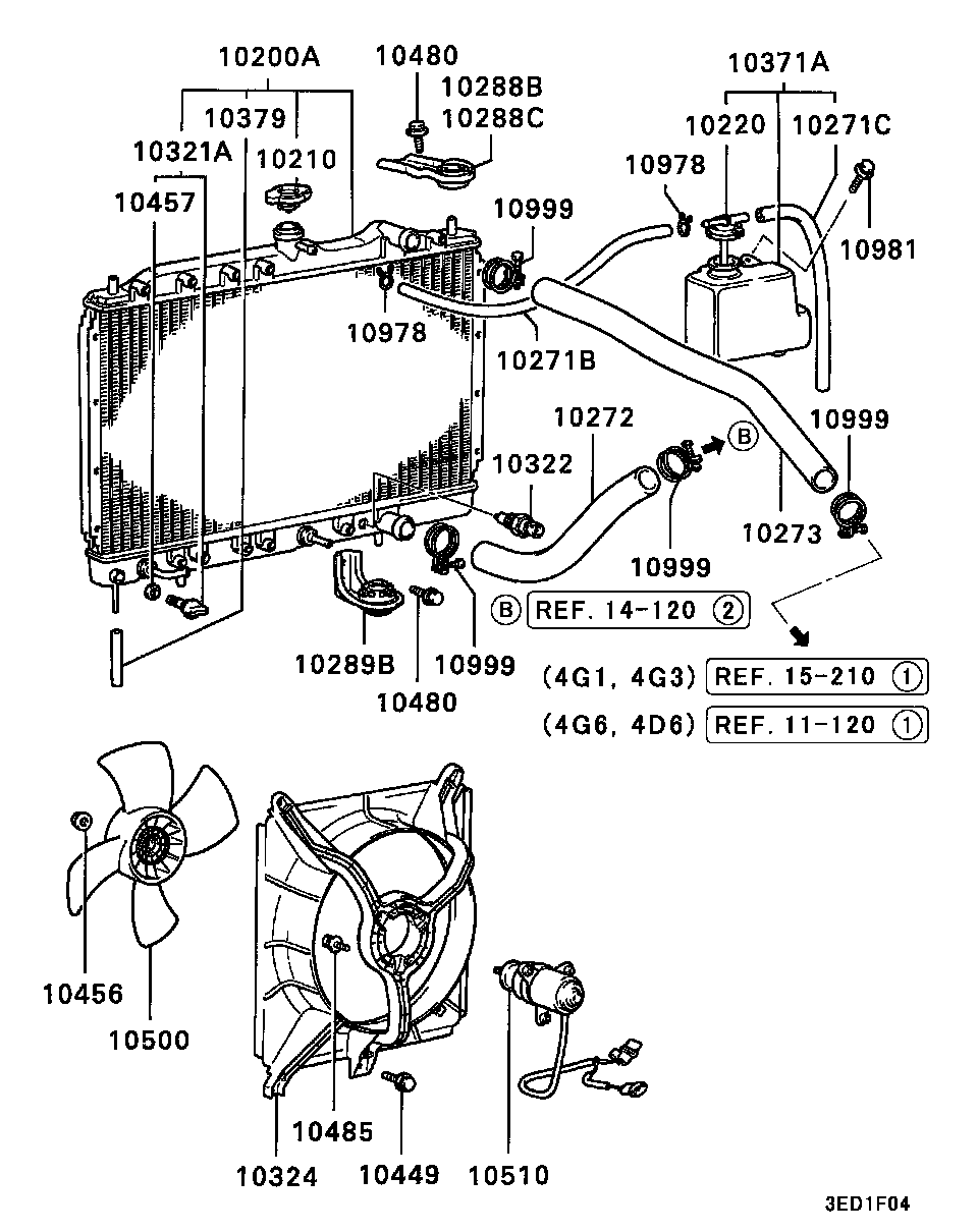 Mitsubishi MB356417 - Tapa, radiador parts5.com