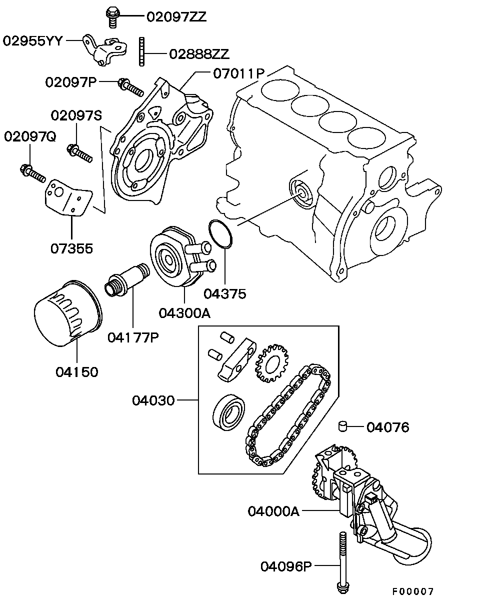 Mitsubishi M851139 - Ölfilter parts5.com