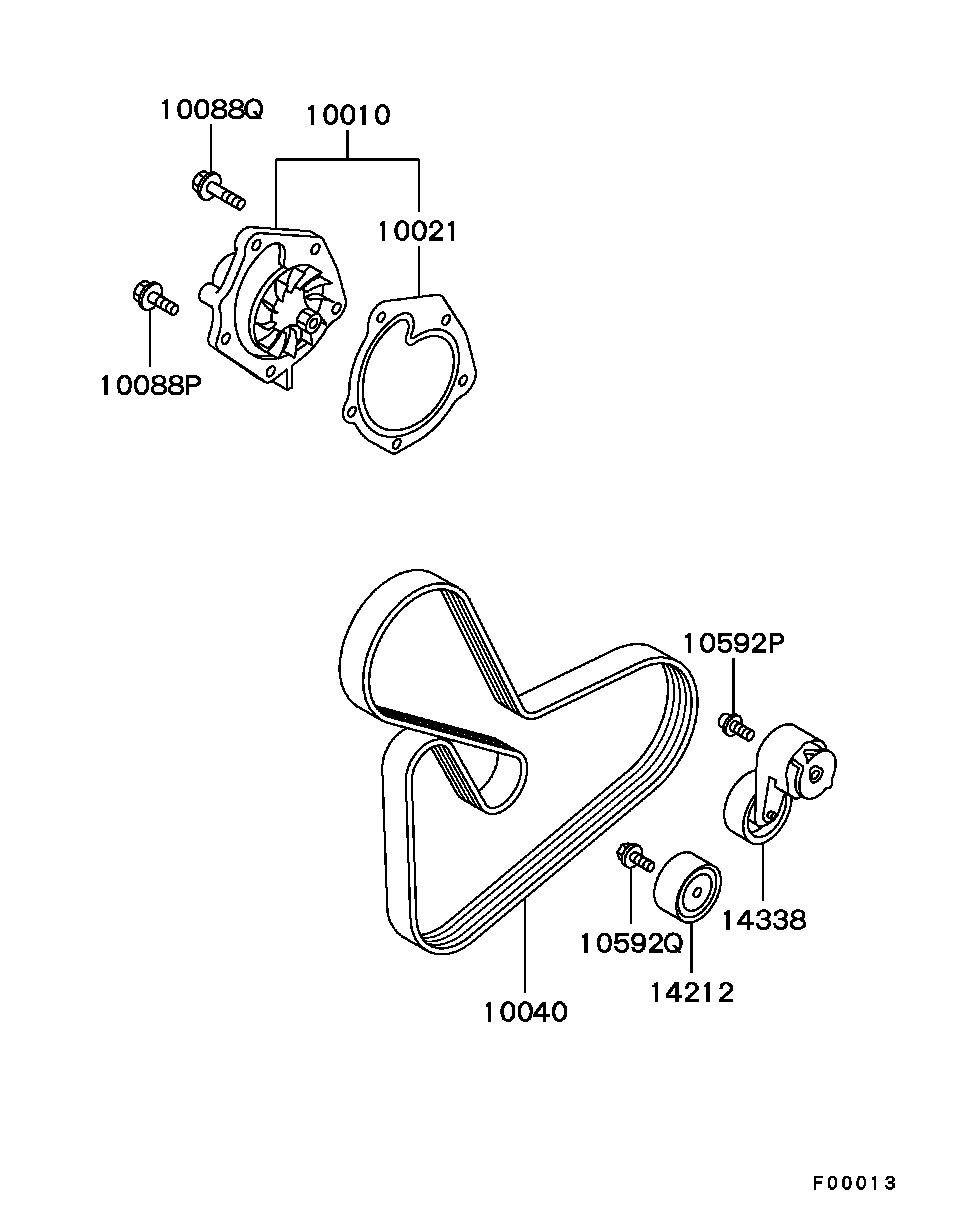 Opel MW30620725 - Pompa wodna parts5.com