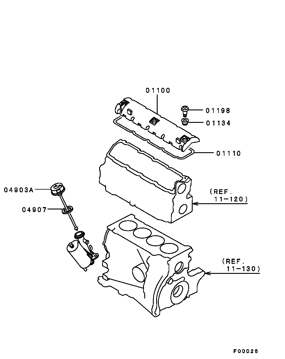 Mitsubishi MW30621277 - Uszczelka, pokrywa głowicy cylindrów parts5.com