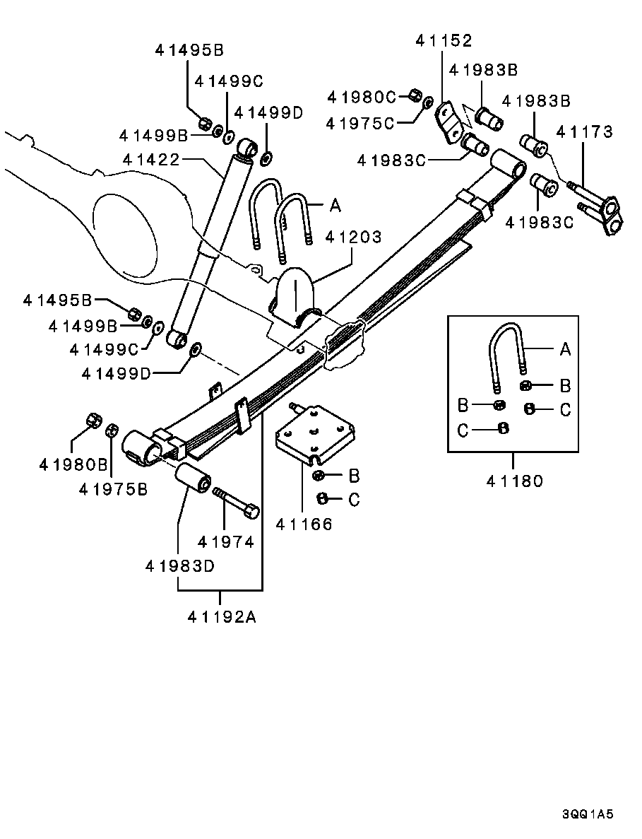 Hyundai MT 362 394 - Bush, leaf spring parts5.com