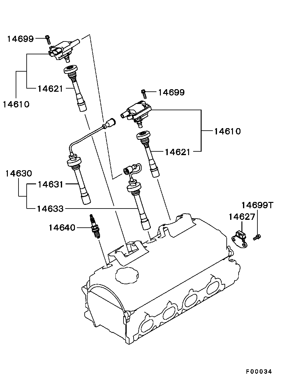 Mitsubishi MD350291 - Sytytystulppa parts5.com