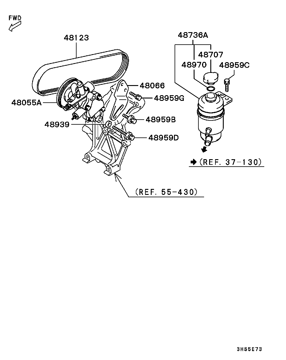 Mitsubishi MD337406 - Courroie trapézoïdale à nervures parts5.com