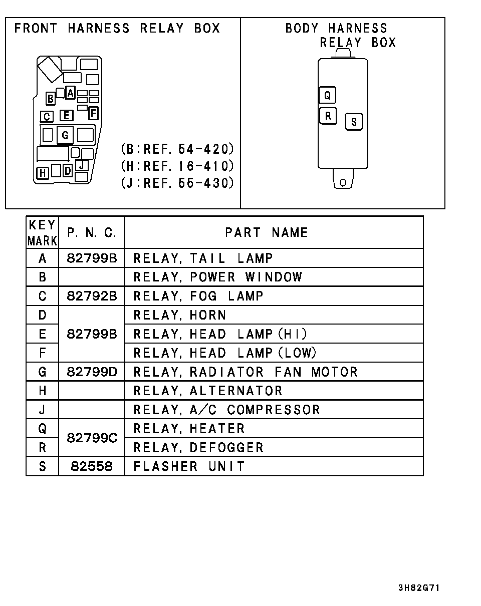 Mitsubishi MR301971 - RELAY parts5.com