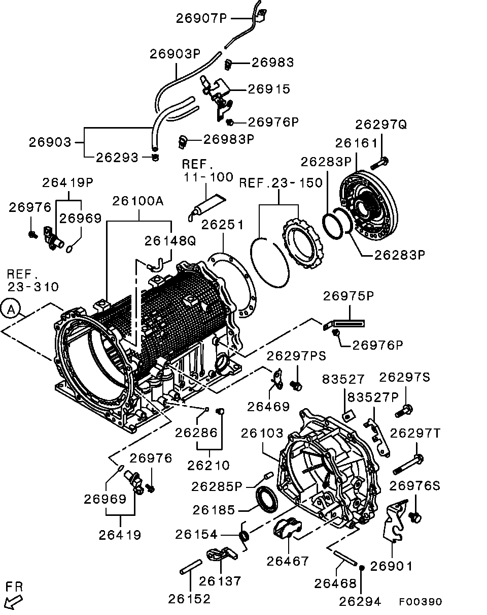 Mitsubishi MR567292 - Датчик обороти, авт. скоростна кутия parts5.com