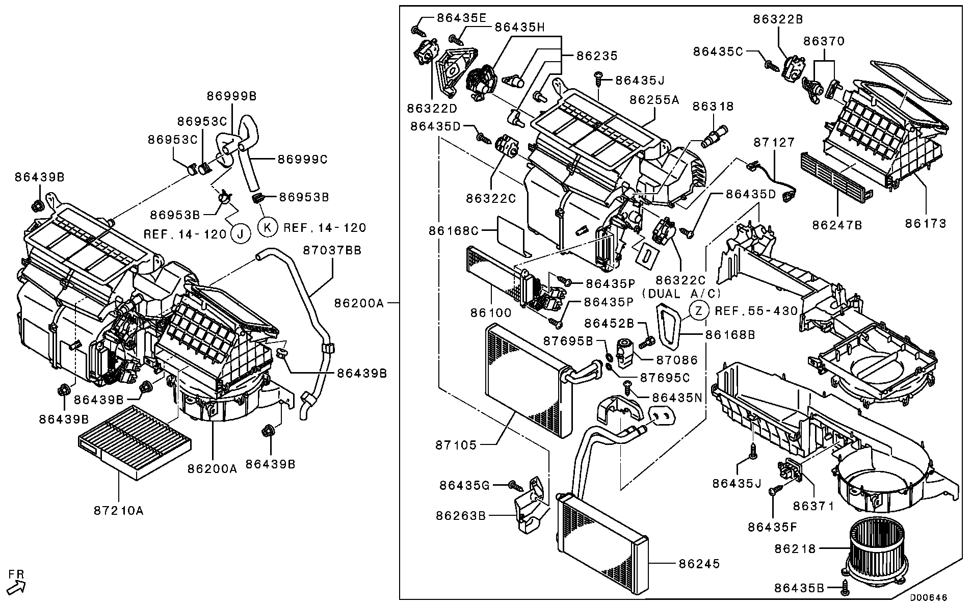 Mitsubishi 7803A112 - Filtru, aer habitaclu parts5.com