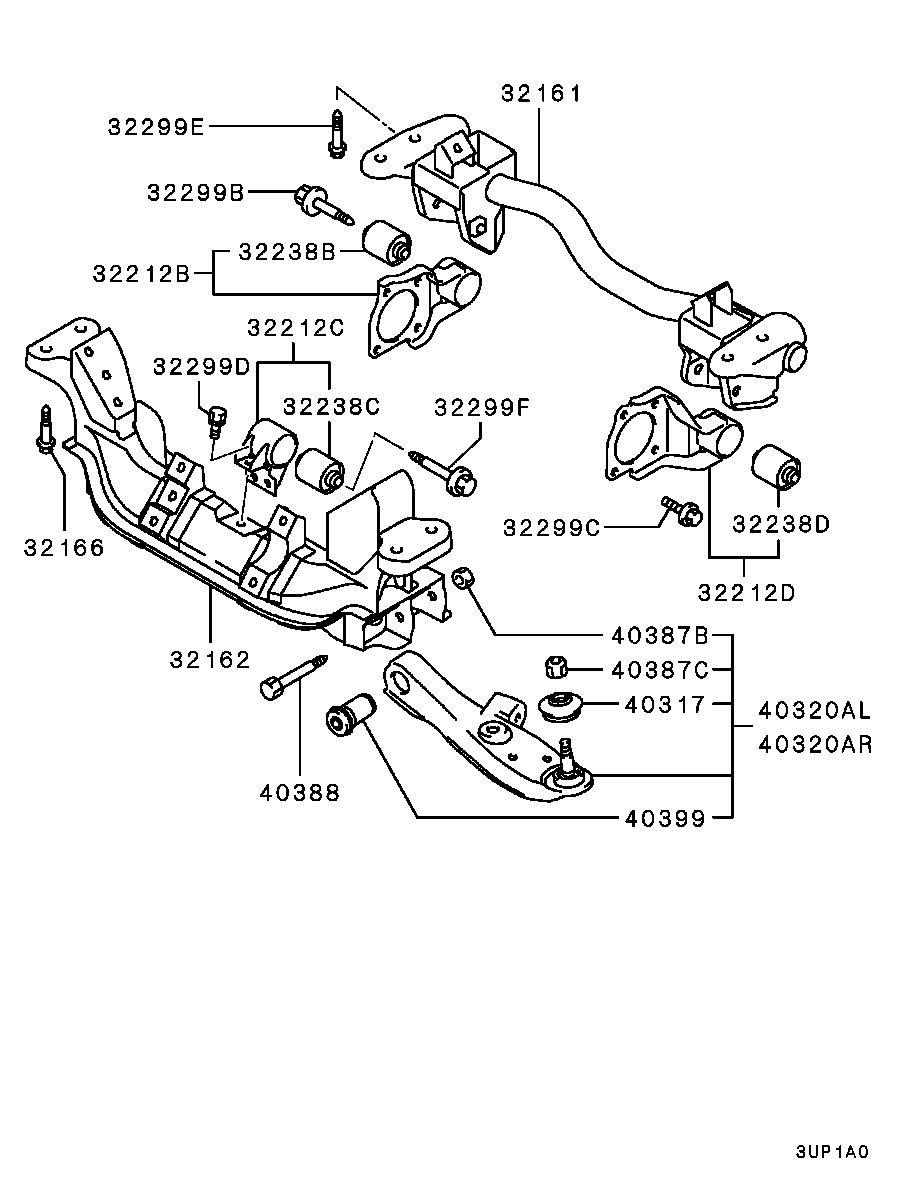 Mitsubishi MR566556 - Brat, suspensie roata parts5.com