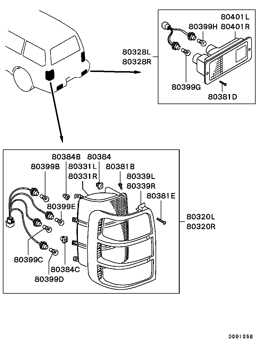 Mitsubishi MS 820038 - Žárovka, osvětlení přístrojů parts5.com