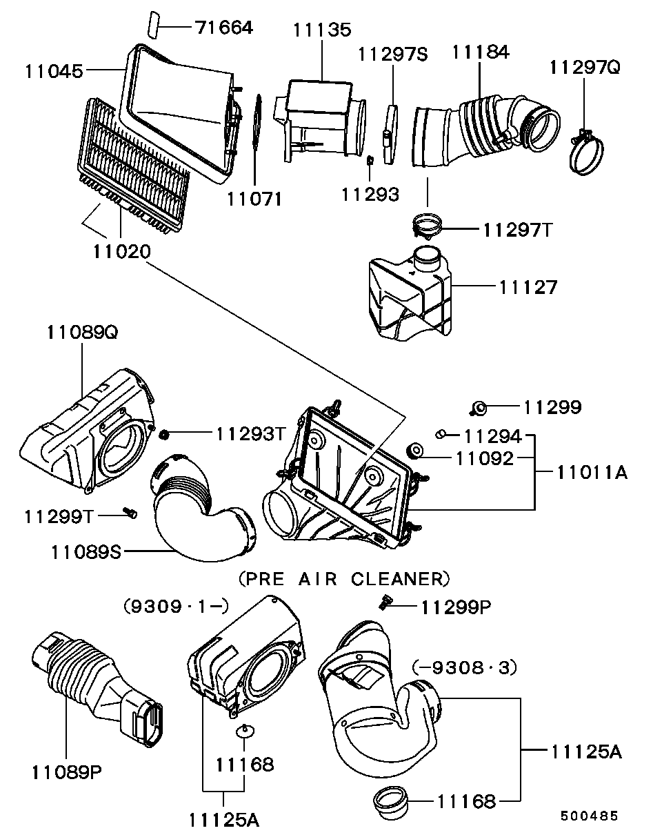 CHANGFENG MD620456 - Hava filtresi parts5.com