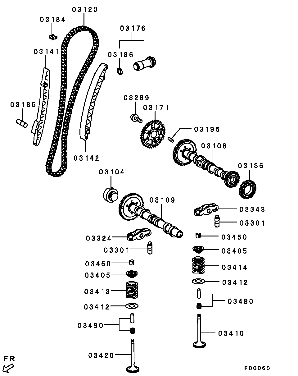 Mitsubishi MN960097 - Ωστήριο βαλβίδας parts5.com