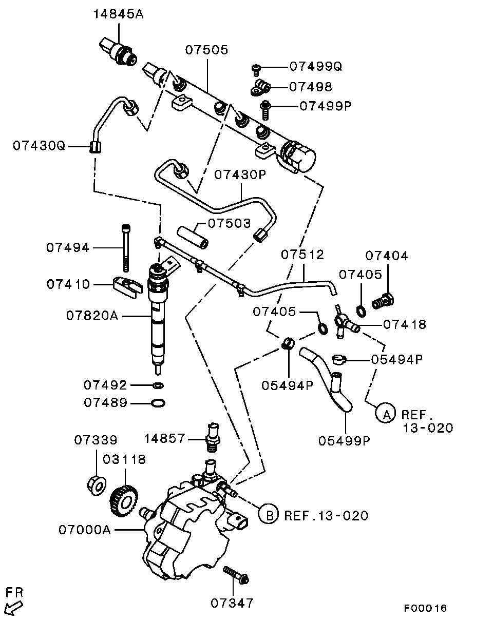 Mitsubishi MN-960190 - Sonde de température, liquide de refroidissement parts5.com