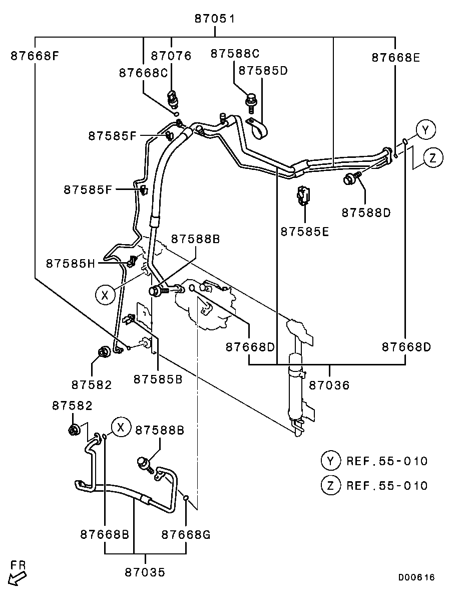 Mitsubishi MB94 6604 - Rondelle d'étanchéité, vis de vidange d'huile parts5.com