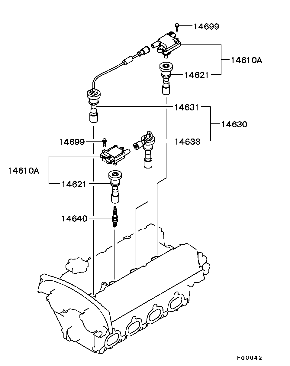 Mitsubishi MN119500 - Spark Plug parts5.com