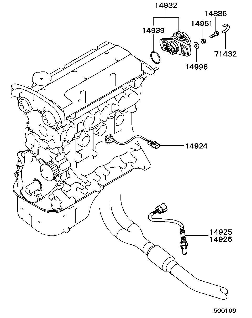 Chrysler MD182 691 - Αισθητήρας λάμδα parts5.com