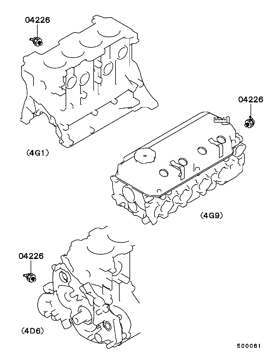 Mitsubishi MD-138993 - Snímač tlaku oleja parts5.com