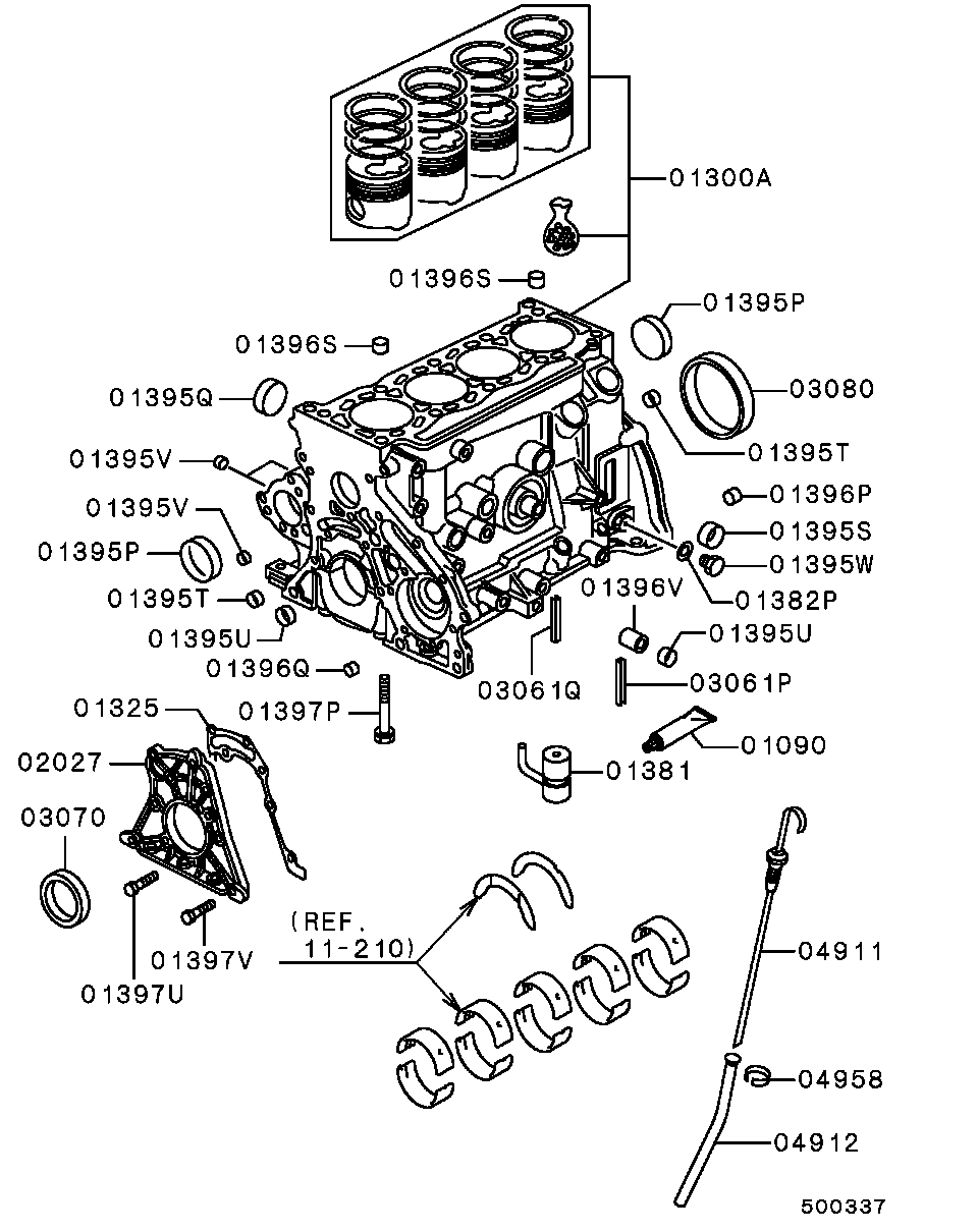 Mitsubishi M862838 - Radijalni zaptivni prsten (semering), radilica parts5.com