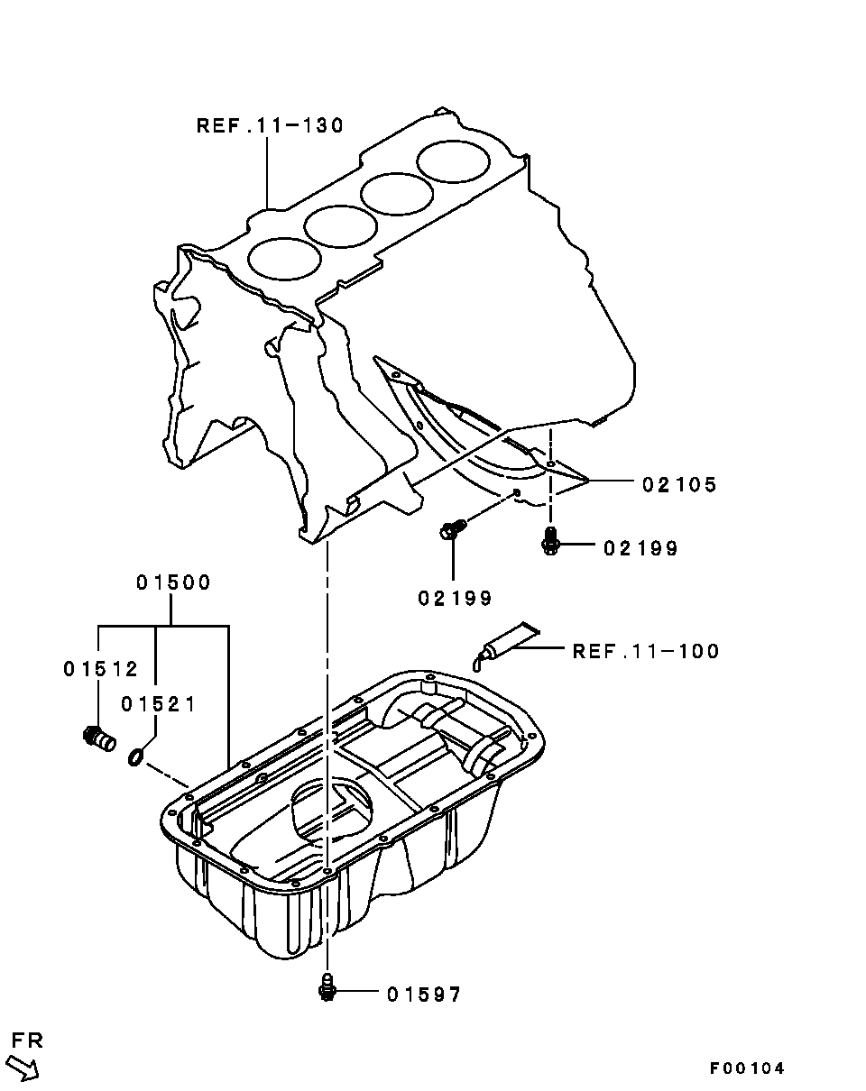 Mitsubishi MU010645 - Verschlussschraube parts5.com