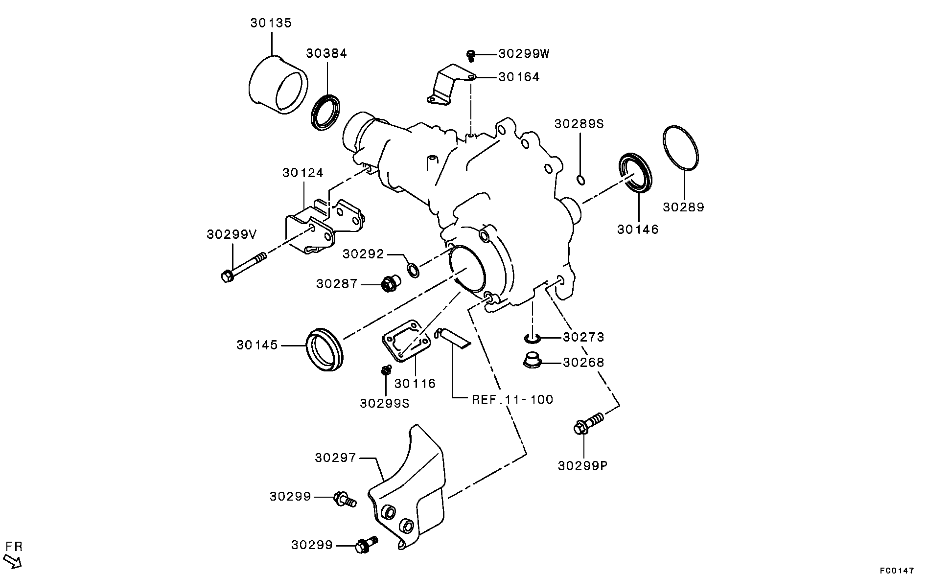 Mitsubishi MD743612 - Dichtung, Ansaugkrümmer parts5.com