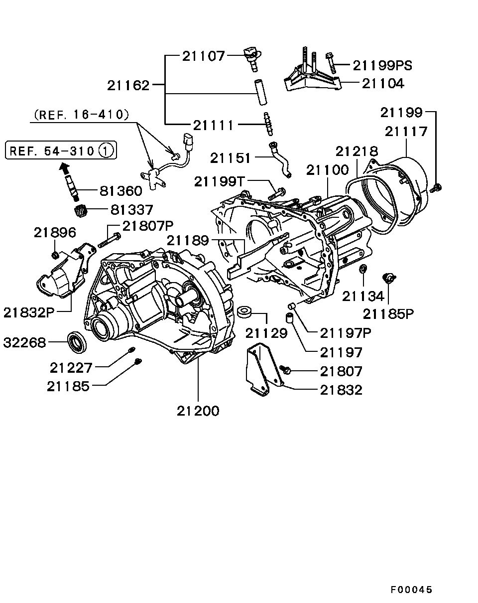 Mitsubishi MW30651965 - Akselitiiviste, tasauspyörästö parts5.com