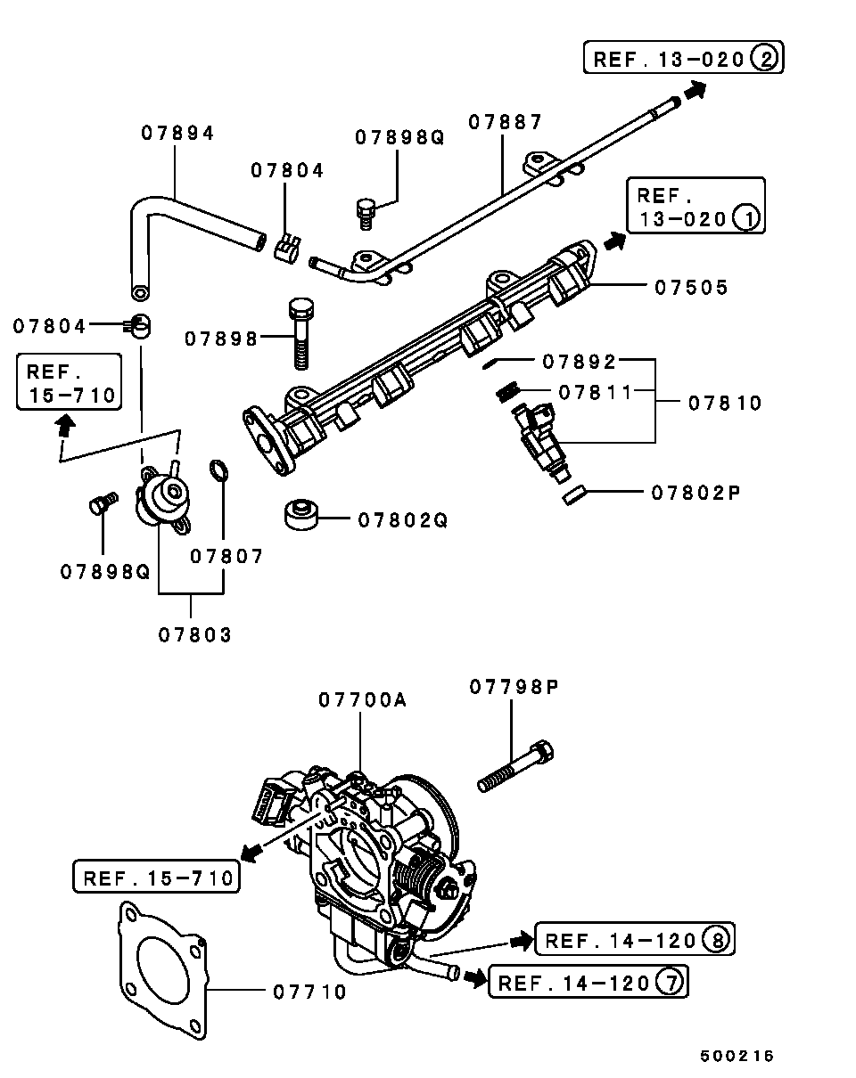 Mitsubishi MS660240 - Kütusefilter parts5.com