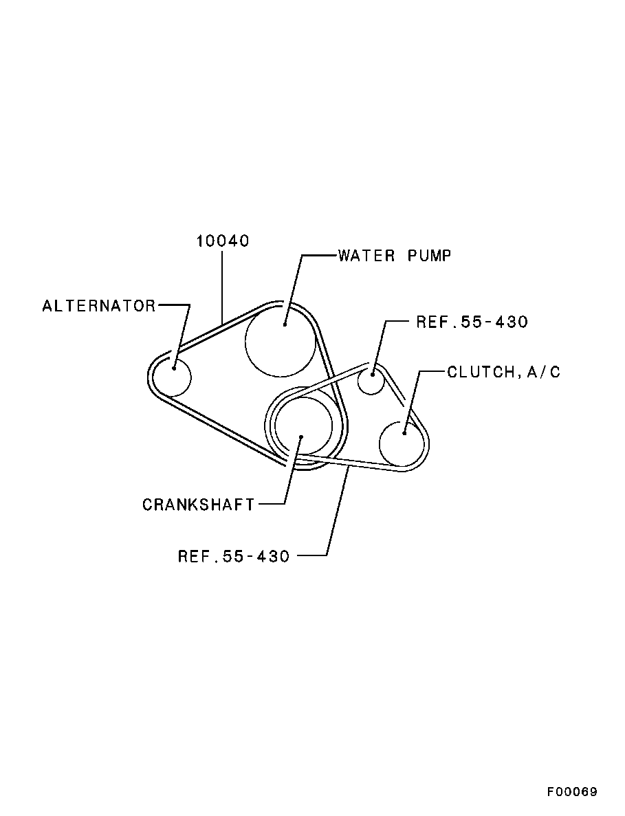 Mitsubishi 1340A032 - Kiilahihna parts5.com