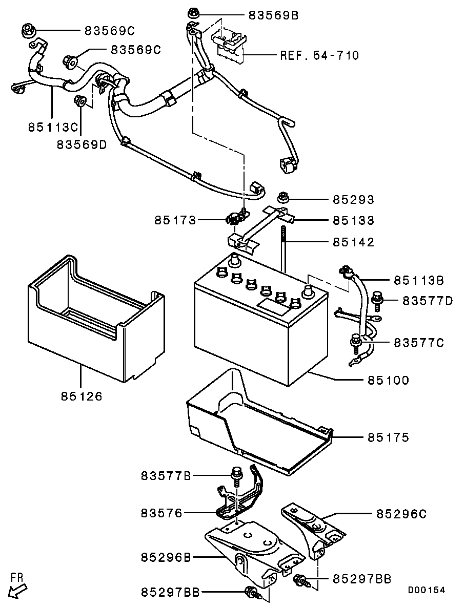 Mitsubishi 8201A147 - Starter Battery parts5.com