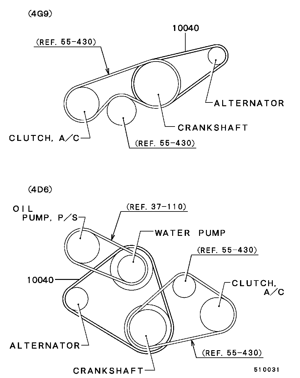 Mitsubishi MD163032 - Ιμάντας poly-V parts5.com