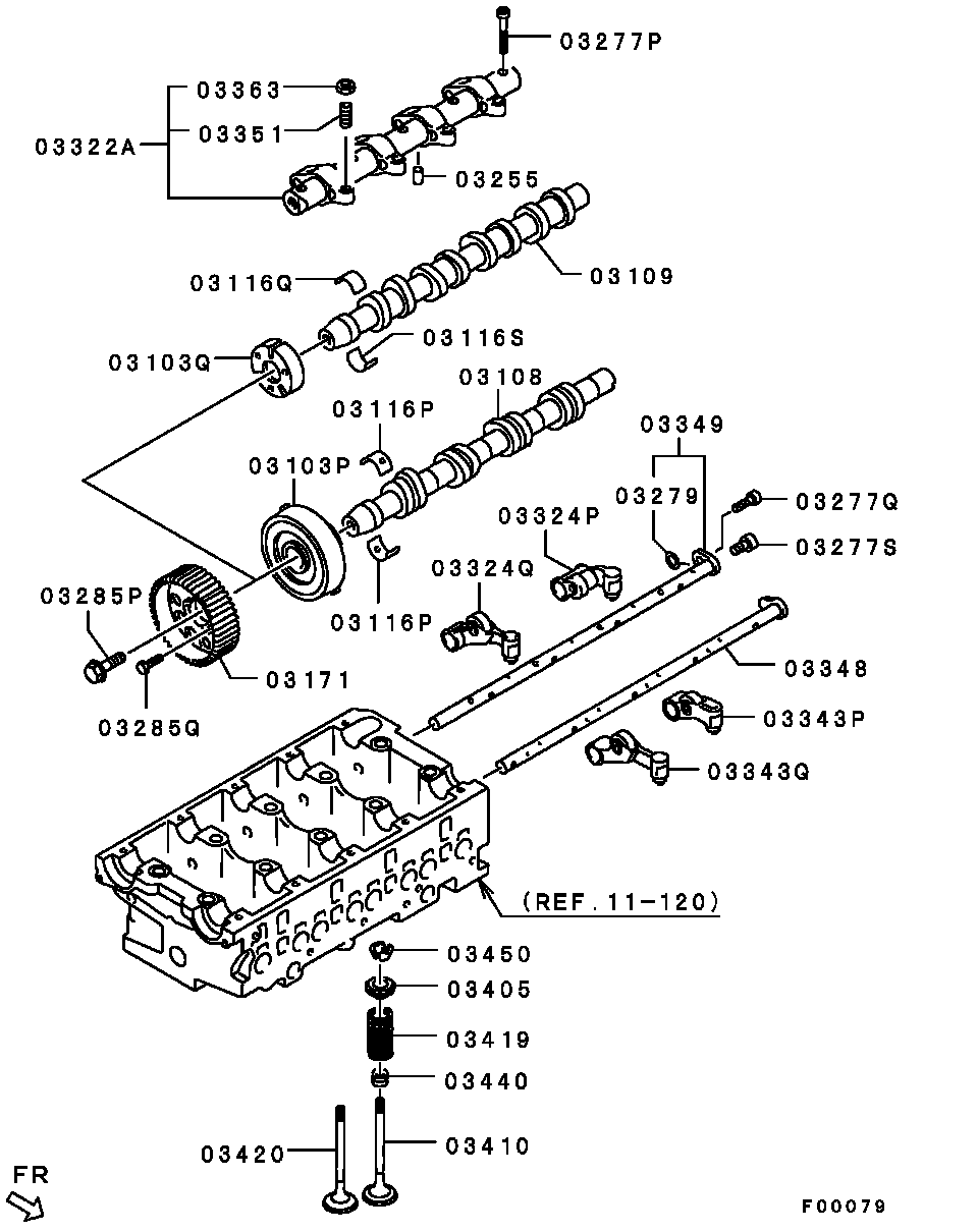 Mitsubishi MN980085 - Гумичка на клапан, уплътн. пръстен, стъбло на кл. parts5.com