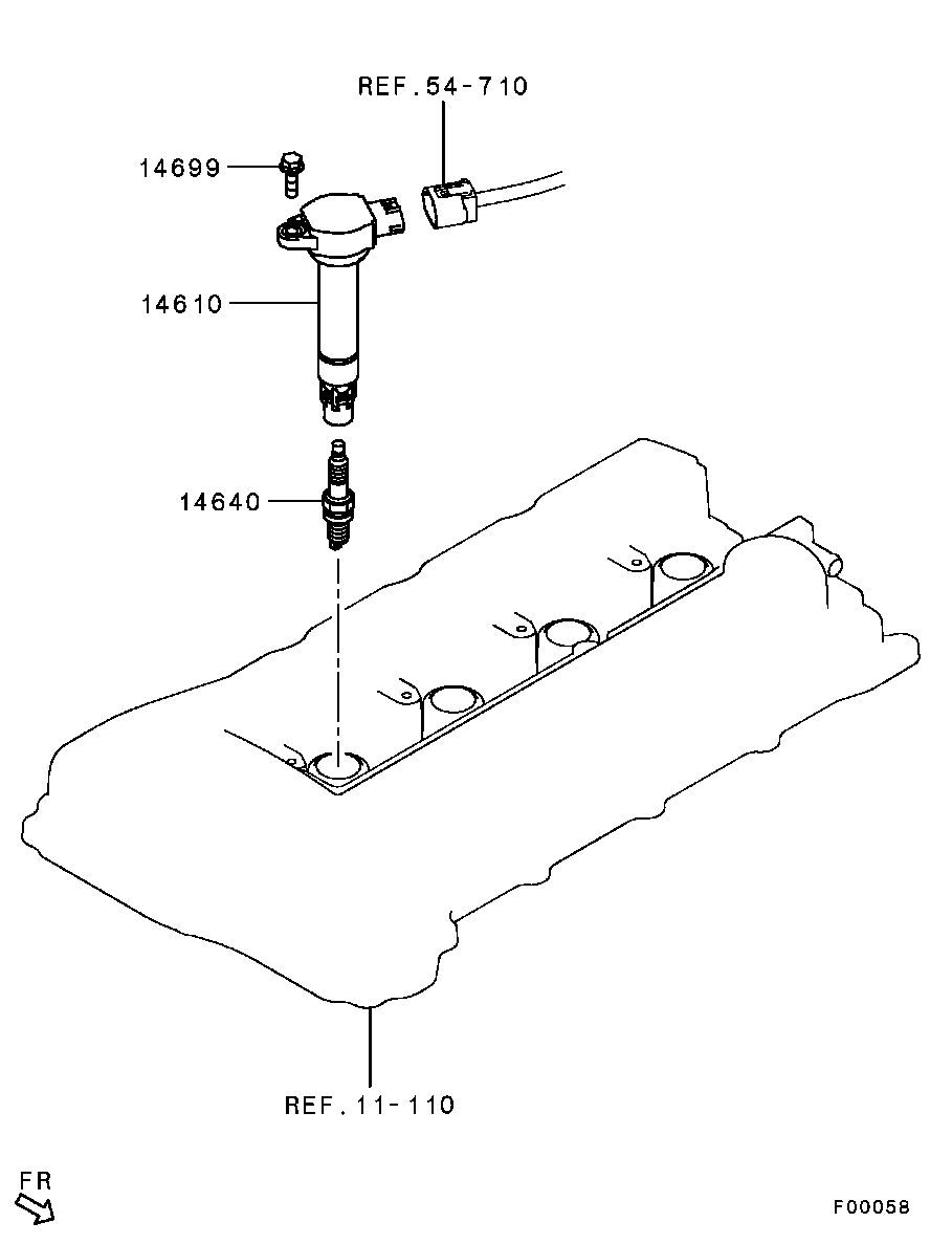 Mitsubishi 1822A068 - Spark Plug parts5.com