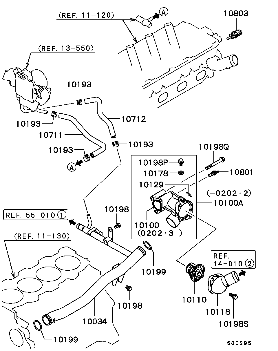 Suzuki MD332446 - Thermostat, Kühlmittel parts5.com