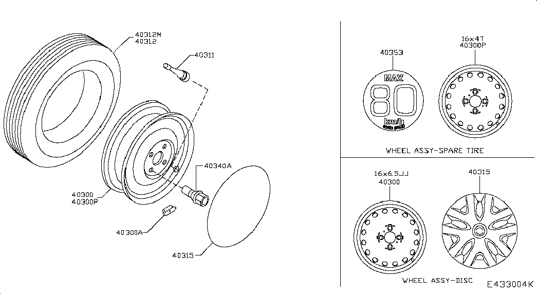 NISSAN 402224EA0B - Μπουλόνι τροχού parts5.com