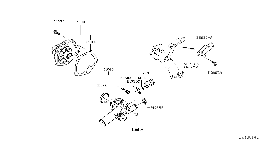 DACIA 2263 000 Q2H - Czujnik, temperatura płynu chłodzącego parts5.com