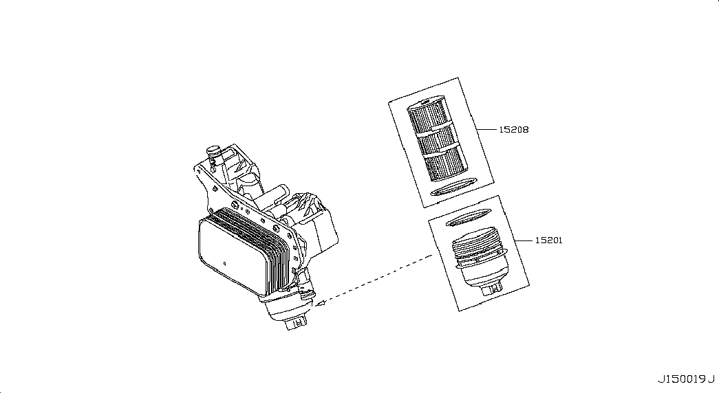 NISSAN 15209-00Q0G - Filter za ulje parts5.com