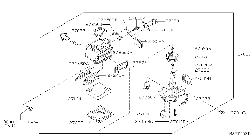 NISSAN 27891-BM401 - Suodatin, sisäilma parts5.com