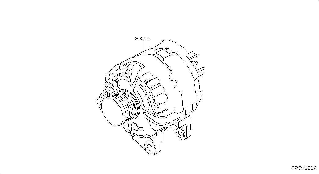 RENAULT 231004BE0B - Remenica, alternator parts5.com