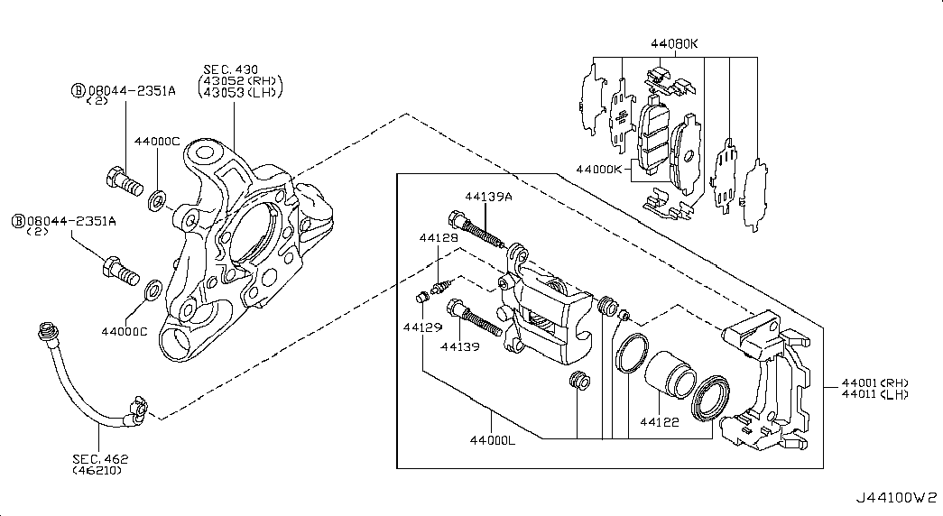 NISSAN D4M60-9N00A - Fékbetétkészlet, tárcsafék parts5.com