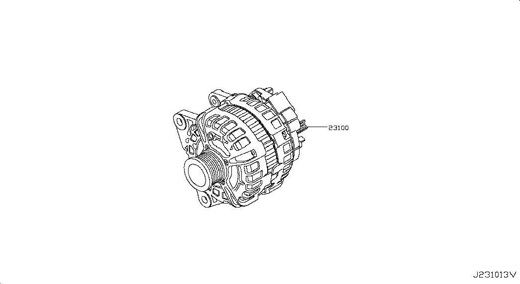 RENAULT 231004BE0A - Alternator parts5.com